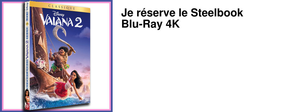 Je r�serve le Steelbook Blu-Ray 4K